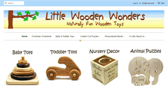 Desktop Screenshot of littlewoodenwonders.com